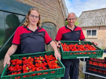 Rianne en Sake De Ooldse Aardbeienhoeve
